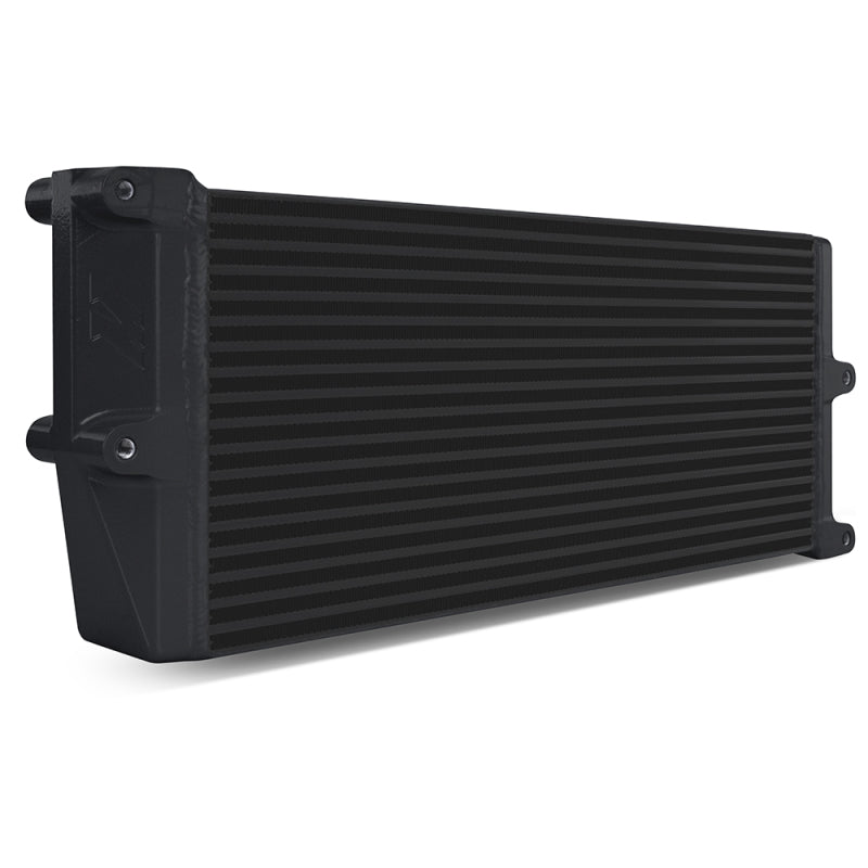 Heavy Duty Oil Cooler 17in Opposite Side Outlets Black - OneFastShop