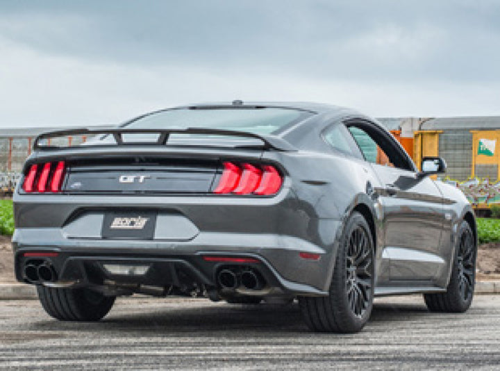 Borla ATAK Catback Exhaust 3in Black Chrome Tips for 2018-2023 Ford Mustang GT 5.0L AT/MT with Active Valves
