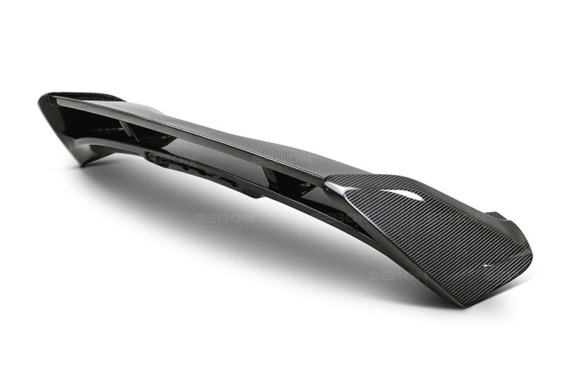 Seibon Carbon Fiber Rear Spoiler for 2015-2017 Ford Focus ST/RS Hatchback (3rd Brake Light Not Included)