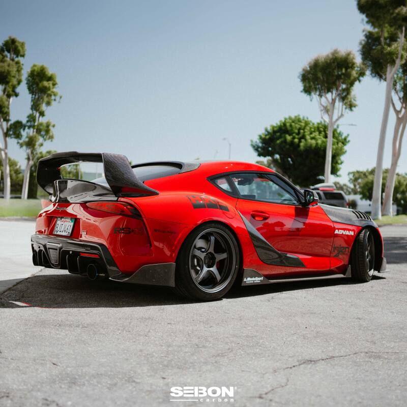Seibon Carbon Fiber Rear Spoiler for 2020 Toyota Supra TD-Style