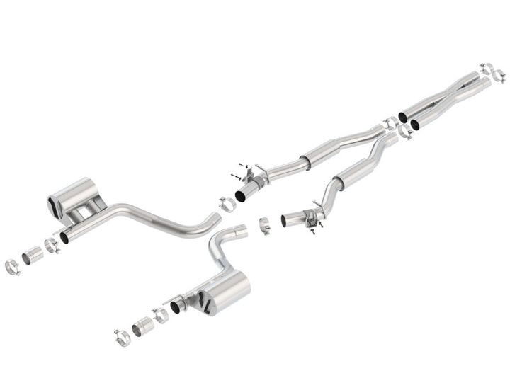 Borla 2015 Dodge Challenger Hellcat 6.2L V8 S-TYPE Catback Exhaust No Tips