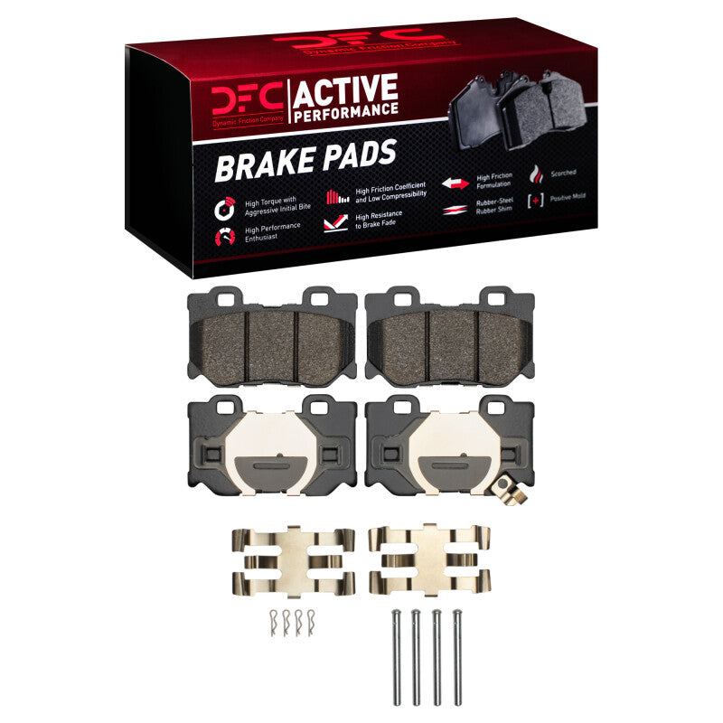 DFC 5000 Performance Rear Brake Pads - Nissan 370Z / 350Z / Z / Infiniti G37 / M37 / M56 / FX50 2008-2025