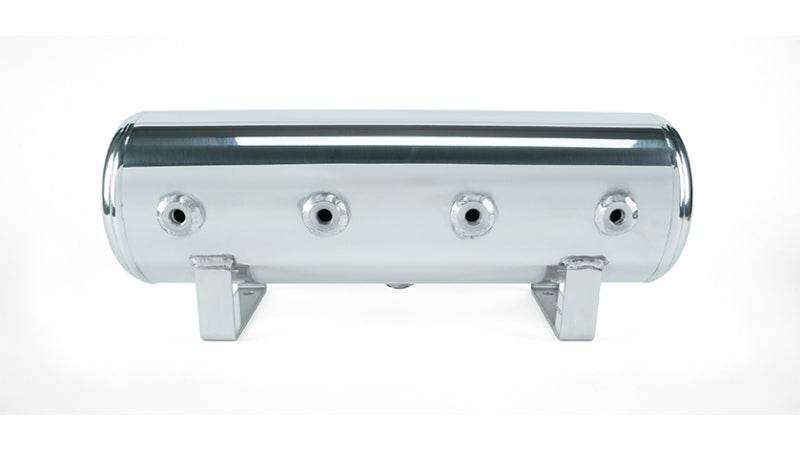 Air Lift Polished Tank 2.5 Gal. with Viair 444b Black Compressor (Includes Fittings & Mounting Hardware)
