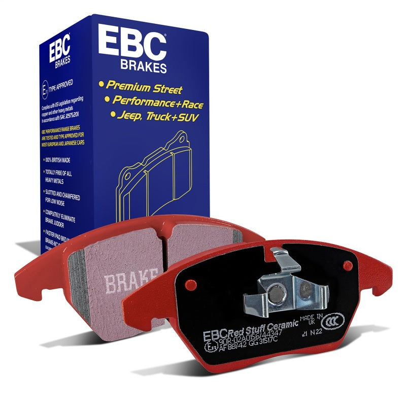 EBC Redstuff Ceramic Front Brake Pads - Audi A3 / Volkswagen Golf 2005-2019