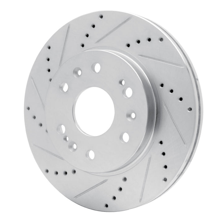 R1 05-19 Chevrolet Silverado 1500 Front Left Drilled and Slotted Brake Rotor