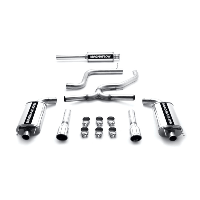 MagnaFlow Street Series Cat-Back Exhaust System - Chevrolet Monte Carlo 2006-2007 SS 5.3L V8 - OneFastShop