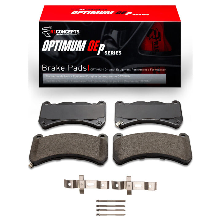 R1 18-21 Subaru WRX STI Front R1 Optimum OE Pads And Hardware Kit