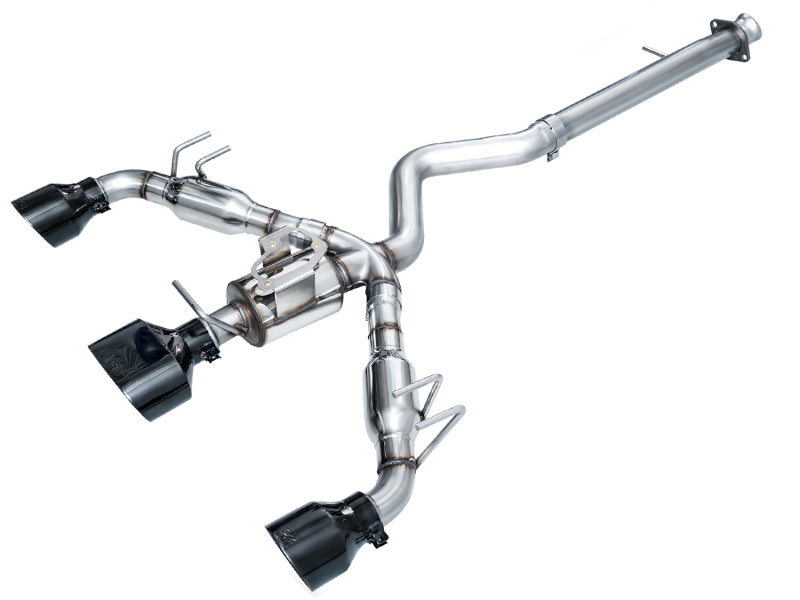 AWE Tuning Track Edition Exhaust with Diamond Black Tips for 2023+ Toyota GR Corolla