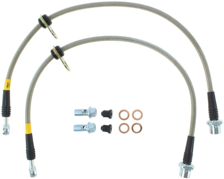 StopTech Stainless Steel Rear Brake Lines for 92-01 Toyota Camry - OneFastShop