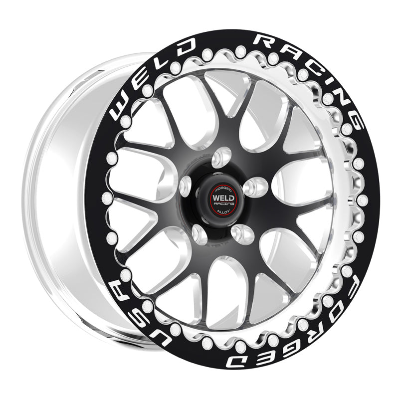 Weld S77 17x10 Black Wheel - Single Beadlock MT
