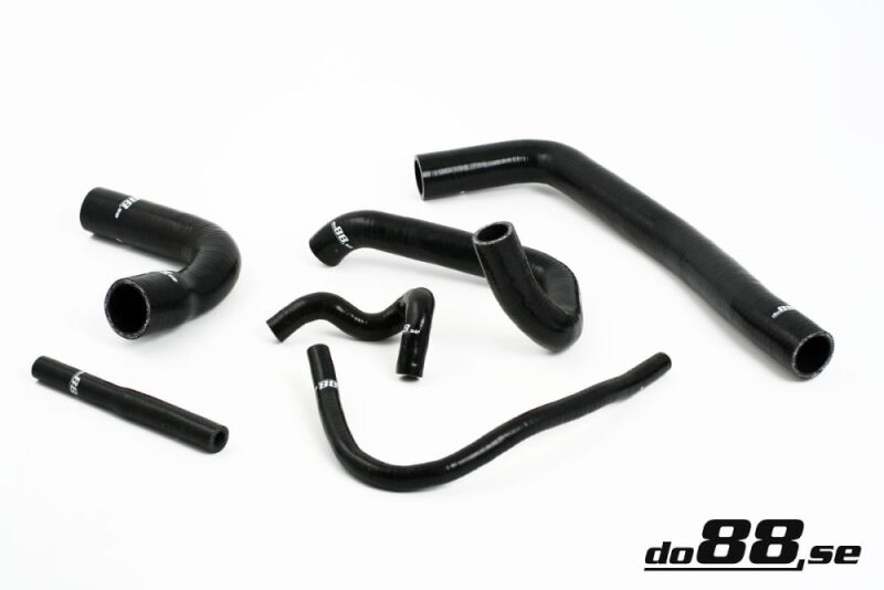 do88 Silicone Coolant Hose Kit - Saab 9000 Turbo 1994-1998 - Black