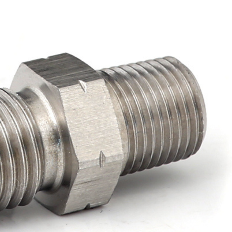 GFB 1/8in BSPT Male to -4AN Male Flare Stainless Steel Adapter - OneFastShop