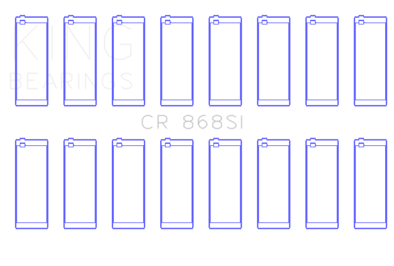 King Engine Bearings V8 Rod Bearing Set Size STD for Ford 281CI/302CI/330CI 4.6L/5.0L/5.4L
