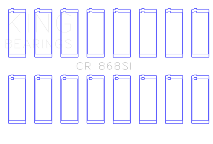 King Engine Bearings V8 Rod Bearing Set Size STD for Ford 281CI/302CI/330CI 4.6L/5.0L/5.4L