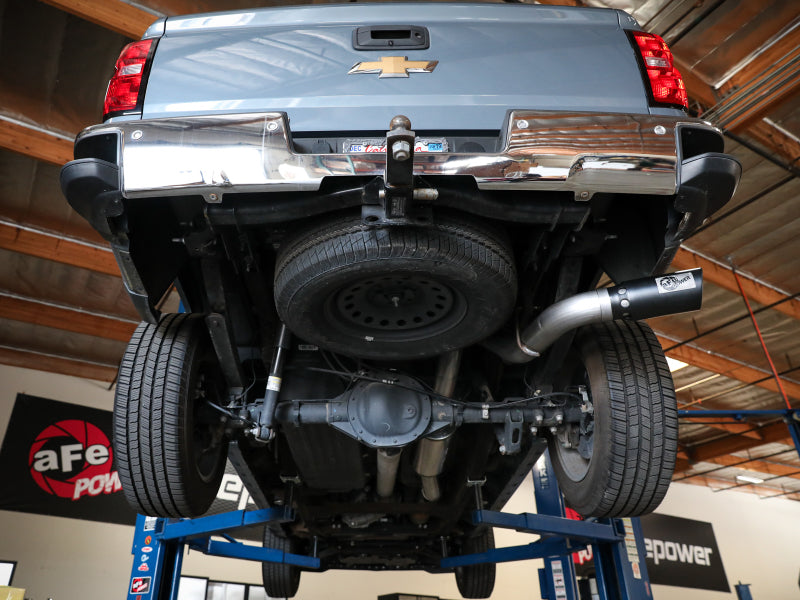 aFe Apollo GT Series 4in 409SS Cat Back Exhaust System Polished Tip 14-18 GM Silverado 1500 V8-6.2L