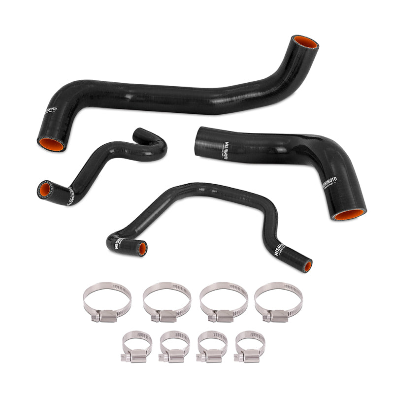 Silicone Coolant Hose Kit Black 16+ Infiniti Q50 Q60 3.0T - OneFastShop