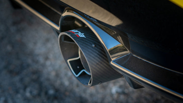 Borla ATAK 2.5in Cat-Back Exhaust - Nissan Z 2023-2025 - 4.5in Carbon Fiber Black Anodized Tips, view 2