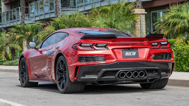 Borla ATAK 3in Cat-Back Exhaust - Chevrolet Corvette C8 Z06 2023-2026 (Reuse OE Tips), view 3