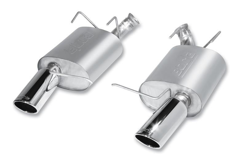 Borla ATAK Axle-Back Exhaust - Ford Mustang Shelby GT500 (S197) 2011-2012 - Polished Tips, view 4