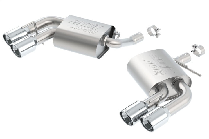 Borla ATAK Axle-Back Exhaust - Chevrolet Camaro 3.6L V6 2016-2024 - Dual 4in Polished Tips without NPP Valves