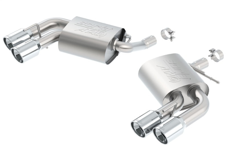 Borla ATAK Axle-Back Exhaust - Chevrolet Camaro 3.6L V6 2016-2024 - Dual 4in Polished Tips without NPP Valves