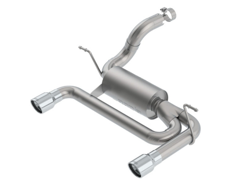 Borla ATAK Axle-Back Exhaust - Jeep Wrangler JL 3.6L 2018-2025 - 3.5in Polished Tips