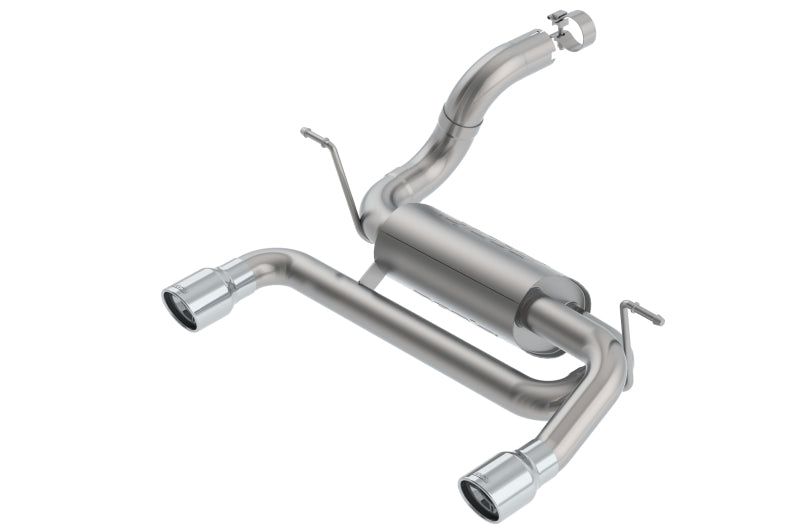 Borla ATAK Axle-Back Exhaust - Jeep Wrangler JL 2.0L 2018-2025 - 3.5in Polished Tips