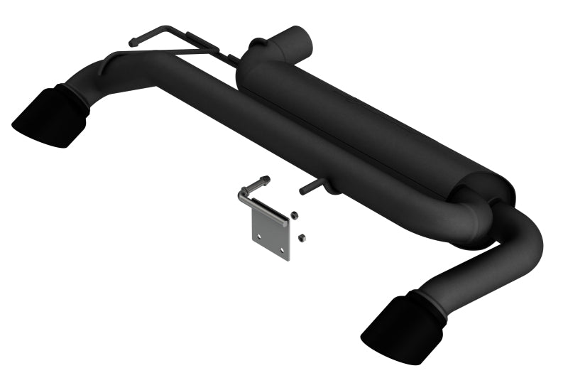 Borla ATAK Axle-Back Exhaust - Ford Bronco 2.3L 2021-2025 - Black Coated Tips