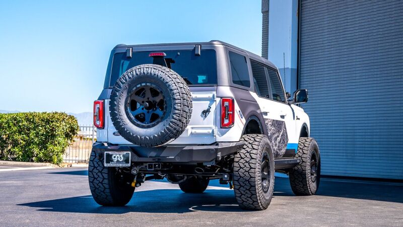 Borla ATAK Axle-Back Exhaust - Ford Bronco 2.7L 2021-2025 - Black Coated Tips, view 3