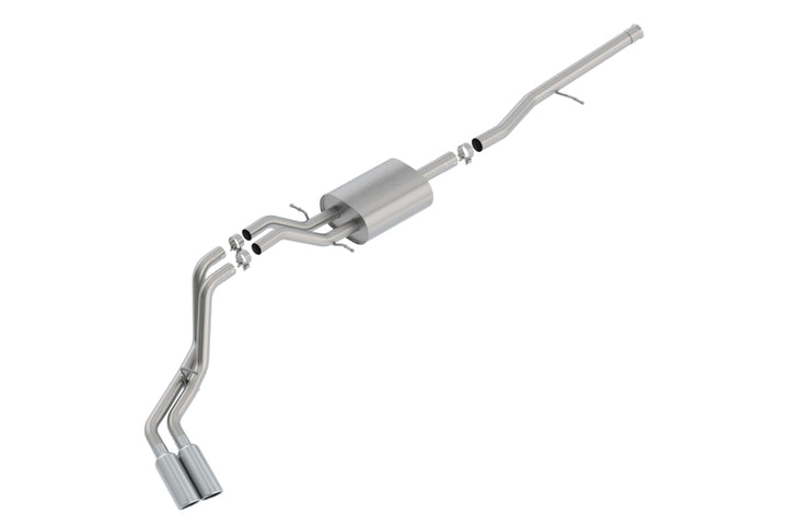 Borla ATAK Cat-Back Exhaust - Chevrolet Silverado 1500, GMC Sierra 1500, Chevrolet Silverado 1500 LD 2014-2019
