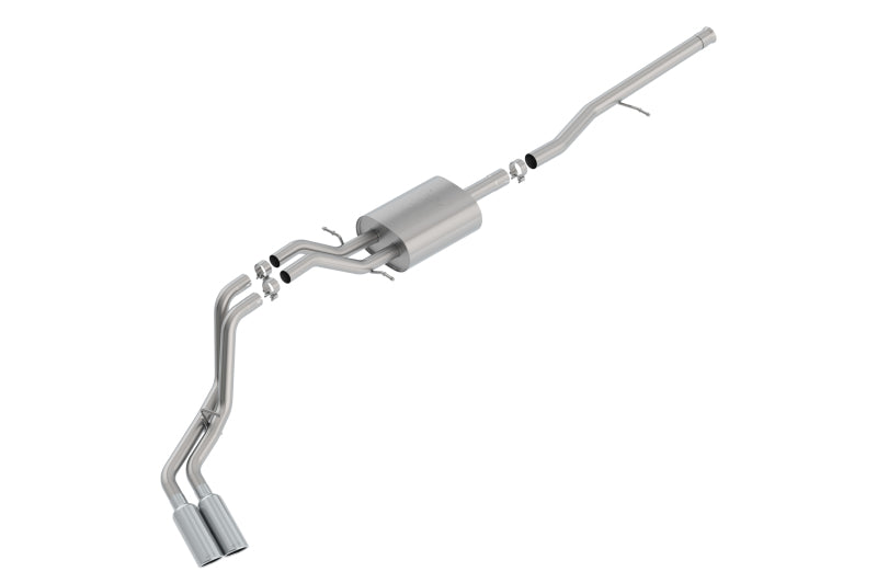 Borla ATAK Cat-Back Exhaust - Chevrolet Silverado 1500, GMC Sierra 1500, Chevrolet Silverado 1500 LD 2014-2019