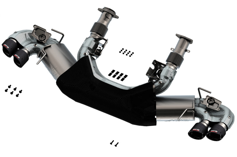 Borla ATAK Cat-Back Exhaust - Chevrolet Corvette 2020-2025 - Carbon Fiber Tips