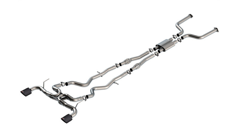 Borla ATAK Cat-Back Exhaust - Infiniti Q50 V6 2016-2024 - 4.5in Carbon Fiber Tip