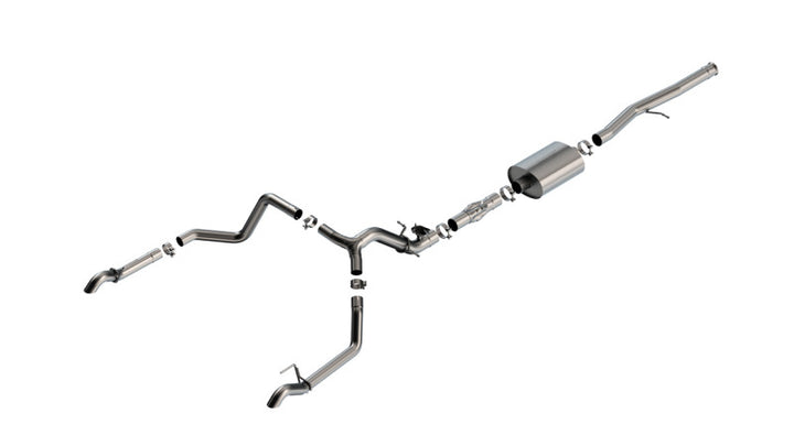 Borla ATAK Cat-Back Exhaust - Chevrolet Silverado 1500, GMC Sierra 1500 2024-2025