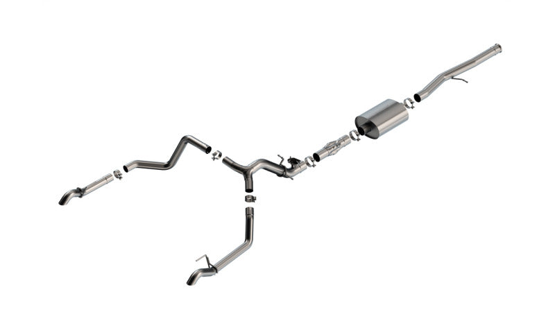 Borla ATAK Cat-Back Exhaust - Chevrolet Silverado 1500, GMC Sierra 1500 2024-2025