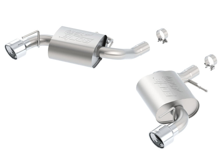 Borla ATAK Rear-Section Exhaust - Chevrolet Camaro SS 6.2L V8 2016-2024 - 4.5in Polished Tips without NPP, view 2