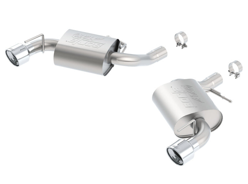Borla ATAK Rear-Section Exhaust - Chevrolet Camaro SS 6.2L V8 2016-2024 - 4.5in Polished Tips without NPP, view 2