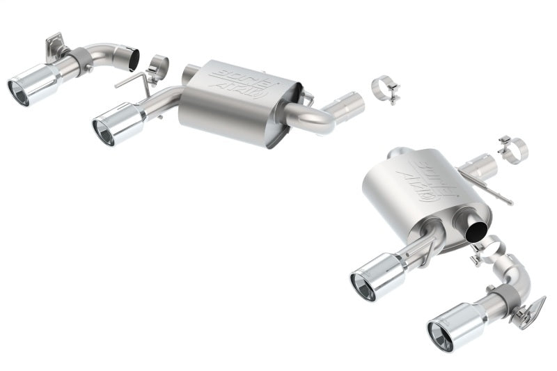 Borla ATAK Rear-Section Exhaust - Chevrolet Camaro SS 6.2L V8 2016-2024 - Quad Polished Tips w/ Dual Mode Valves