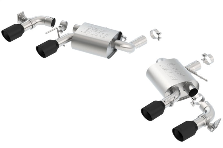Borla ATAK Rear-Section Exhaust - Chevrolet Camaro SS 6.2L V8 2016-2024 - Ceramic Black Tips w/ Dual Mode Valves, view 2