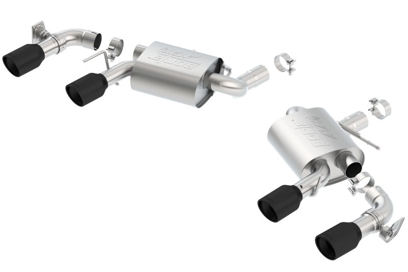 Borla ATAK Rear-Section Exhaust - Chevrolet Camaro SS 6.2L V8 2016-2024 - Ceramic Black Tips w/ Dual Mode Valves, view 2