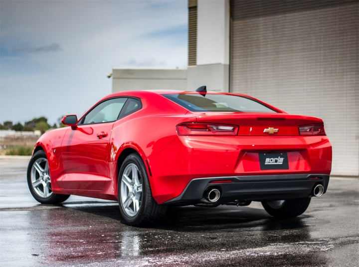 Borla ATAK Rear-Section Exhaust - Chevrolet Camaro 2.0L Turbo 2016-2023 - 4.5in Polished Tips, view 3
