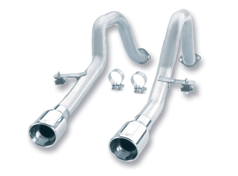 Borla Cat-Back Exhaust - Chevrolet Corvette C5 5.7L 1997-2004 - Polished Tips Off-Road