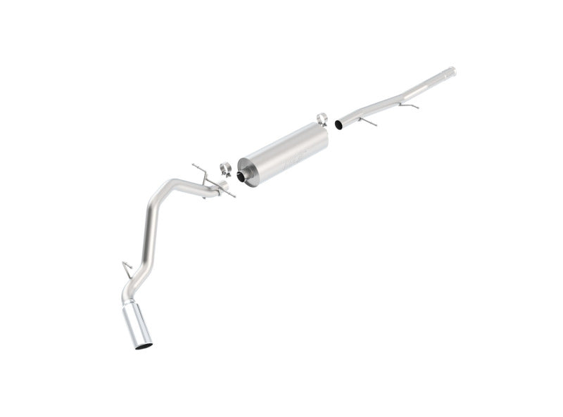 Borla Cat-Back Exhaust - Chevrolet Silverado 1500, GMC Sierra 1500 2009-2013 - Chrome Tips