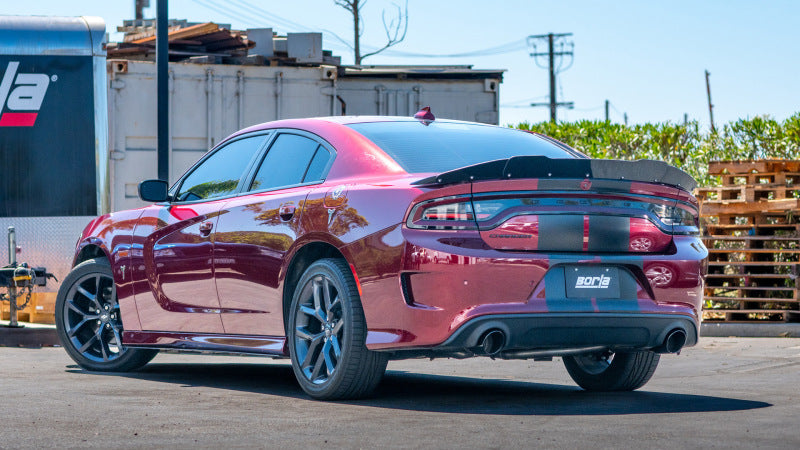 Borla Dodge Charger GT 2019-2023 3.6L V6 RWD ATAK Catback Exhaust - Black Chrome Tips, view 2