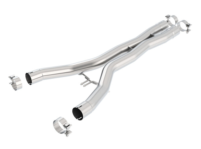 Borla Merge X-Pipe (Cut & Clamp, Smog Legal) - Chevrolet Corvette C7 2014-2019 - 2.75 inch