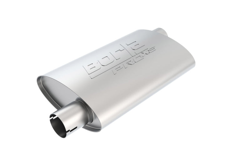 Borla Pro-XS Universal Muffler - 2.25in Offset/Offset Oval - Notched