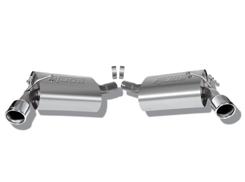 Borla Rear-Section Exhaust - Chevrolet Camaro 3.6L V6 2010-2013 - Polished Tips, view 2