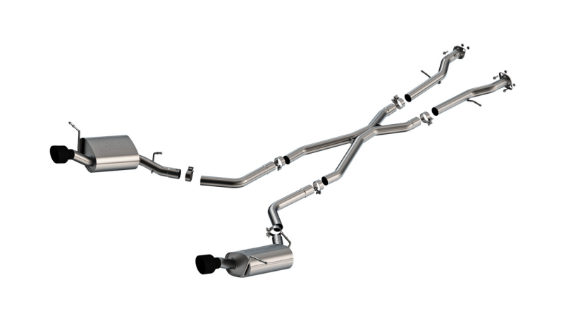 Borla S-Type Cat-Back Exhaust - Dodge Durango 2011-2026 Black Tips
