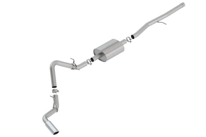 Borla S-Type Cat-Back Exhaust - Chevrolet Silverado 1500, GMC Sierra 1500 2019-2025 - STB