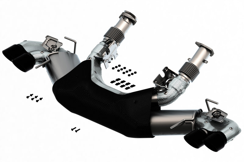 Borla S-Type Cat-Back Exhaust - Chevrolet Corvette 2020-2025 - Black Chrome Tips